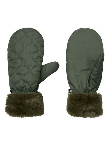 Becksöndergaard Rękawiczki "Makara" w kolorze ciemnozielonym rozmiar: M/L. Zielone rękawiczki Becksöndergaard, bez wzorów. Za 82,83 zł.