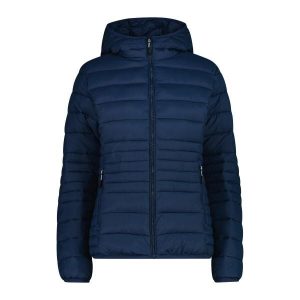 Kurtka puchowa z kapturem na zamek Sorona Aura damska CMP. Niebieskie kurtki CMP, na zimę, bez wzorów, z puchu, z kapturem. Za 404,00 zł.