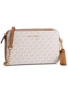 MICHAEL Michael Kors Torebka Crossbodies 32F8GF5M2B Beżowy. Brązowe torebki klasyczne MICHAEL Michael Kors, bez wzorów, ze skóry, bez dodatków. Za 579,99 zł.