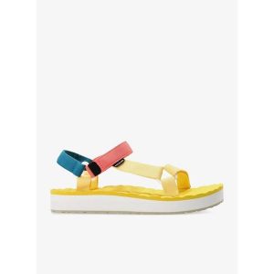 Sandały turystyczne damskie Lizard Sandal Trail Max. Żółte buty trekkingowe Lizard, bez wzorów, bez obcasa, bez zapięcia. Za 230,99 zł.