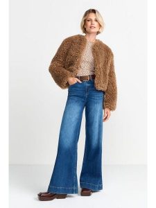 Rich&Royal Kurtka pluszowa w kolorze karmelowym rozmiar: L. Brązowe kurtki Rich&Royal, l, bez wzorów, bez kaptura. Za 252,34 zł.