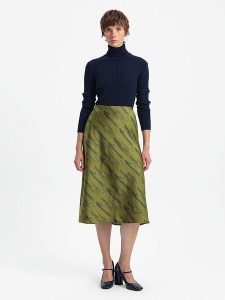 BGN Spódnica w kolorze khaki rozmiar: 40. Brązowe spódnice BGN, na co dzień, bez wzorów, midi. Za 69,58 zł.