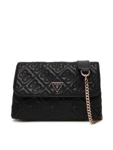 Guess Torebka 175733 Czarny. Czarne torebki klasyczne Guess, z aplikacjami, ze skóry, bez dodatków. Za 329,99 zł.