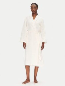 Hunkemöller Szlafrok 302094 Écru. Szlafroki Hunkemöller, s, bez wzorów, z bawełny, bez kaptura. Za 129,99 zł.