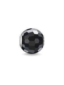 Thomas Sabo Srebrny charms z obsydianem rozmiar: onesize. Szare zawieszki Thomas Sabo, srebrne. Za 78,95 zł.
