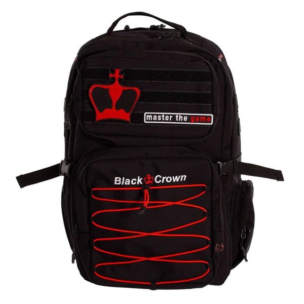 Wielokolorowy plecak Spartan Crown w kolorze czarnym. Czarne plecaki BLACK CROWN. Za 259,15 zł.