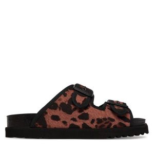 Klapki Scholl. Brązowe klapki Scholl, bez wzorów, bez obcasa. Za 463,99 zł.