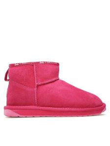 EMU Australia Śniegowce Barbie Stinger Micro W12898 Różowy. Czerwone buty zimowe EMU Australia, ze skóry, bez obcasa, bez zapięcia. Za 611,99 zł.