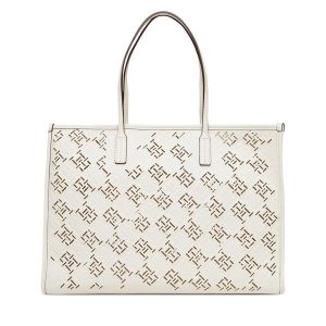 Torebka Tommy Hilfiger. Shopper bag TOMMY HILFIGER, bez wzorów, bez dodatków. Za 649,99 zł.