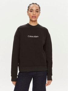 Calvin Klein Bluza Hero Logo K20K205450 Czarny Regular Fit. Czarne bluzy Calvin Klein, s, bez wzorów, z bawełny, bez kaptura. Za 279,99 zł.
