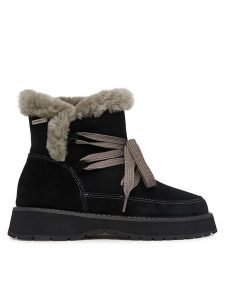 EMU Australia Śniegowce Thorsby Wave W13402 Czarny. Czarne buty zimowe EMU Australia, ze skóry, bez obcasa, bez zapięcia. Za 774,99 zł.