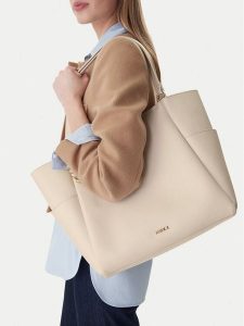 MEXX Torebka CEO-MEXX-S-023-09 Écru. Shopper bag Mexx, bez wzorów, z materiału, bez dodatków. Za 189,99 zł.
