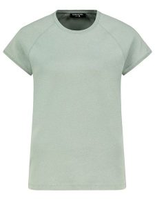 Sublevel Koszulka w kolorze miętowym rozmiar: M. Zielone bluzki Sublevel, m, bez wzorów, z bawełny, bez kołnierzyka, bez ramiączek. Za 65,54 zł.