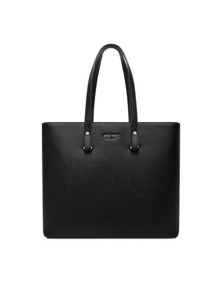 Nine West Torebka CEO-MIA-S211024-9 Czarny. Czarne shopper bag Nine West, bez wzorów, z materiału, bez dodatków. Za 249,99 zł.