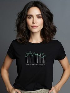 WOOOP Koszulka w kolorze czarnym rozmiar: XL. Czarne bluzki Wooop, xl, bez wzorów, z bawełny, bez kołnierzyka, bez ramiączek. Za 74,46 zł.