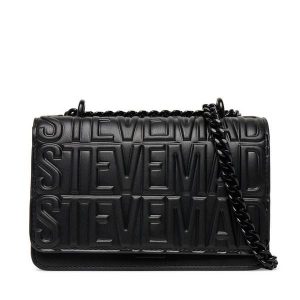 Torebka Steve Madden. Czarne torebki klasyczne Steve Madden, bez wzorów, bez dodatków. Za 479,99 zł.