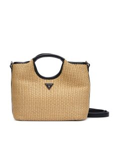 Guess Torebka Kristern Mini HWWG97 43760 Beżowy. Brązowe kuferki Guess, z aplikacjami, z syntetyku, bez dodatków. Za 584,99 zł.