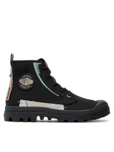 Palladium Trapery PAMPA UNDERLAYER 99183-008-M Czarny. Czarne buty zimowe Palladium, z materiału, bez obcasa, bez zapięcia. Za 313,65 zł.