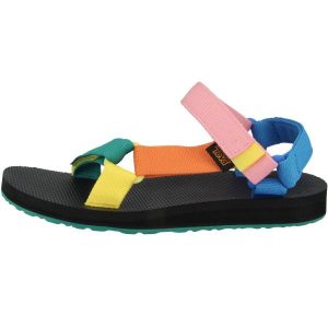 Buty do chodzenia damskie Teva Original Universal. Niebieskie buty trekkingowe Teva, z materiału, bez zapięcia. Za 454,00 zł.