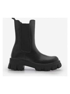 Trendyol Sztyblety w kolorze czarnym rozmiar: 38. Czarne botki Trendyol, bez wzorów, bez zapięcia. Za 252,99 zł.