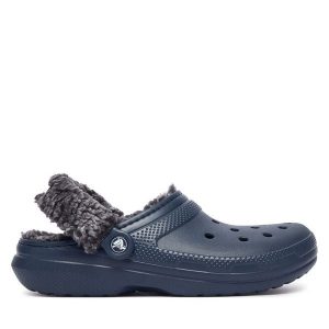 Klapki Crocs. Niebieskie klapki Crocs, bez wzorów, bez obcasa. Za 259,99 zł.