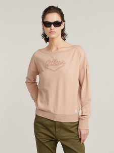 G-Star Bluza w kolorze jasnoróżowym rozmiar: M. Różowe bluzy G-Star, m, bez wzorów, z bawełny, bez kaptura. Za 127,35 zł.