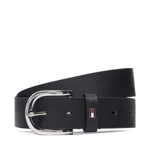 Pasek Tommy Hilfiger. Czarne paski TOMMY HILFIGER, bez wzorów. Za 148,99 zł.