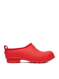 Hunter Kalosze CEO-SJY-ST Czerwony. Czerwone kalosze Hunter, bez wzorów, z kauczuku. Za 199,99 zł.