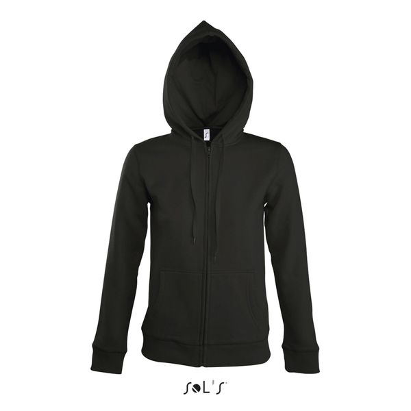 Bluza z kapturem dla kobiet Sol's Seven. Czarne bluzy SOL'S, s, bez wzorów, z kapturem. Za 218,00 zł.