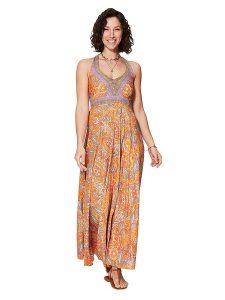 Ipanima Sukienka w kolorze pomarańczowym rozmiar: 38/40. Pomarańczowe sukienki Ipanima, na co dzień, bez wzorów, bez kołnierzyka, bez ramiączek, maxi, proste. Za 78,99 zł.