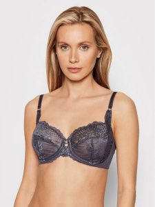 Triumph Biustonosz z fiszbiną Wild Peony Florale 10209608 Szary. Szare biustonosze Triumph, bez wzorów, z syntetyku. Za 159,99 zł.