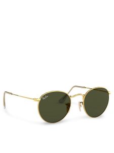 Ray-Ban Okulary przeciwsłoneczne Round Metal 0RB3447 001 Złoty. Żółte okulary przeciwsłoneczne Ray-Ban. Za 642,13 zł.