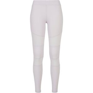 Legginsy damskie Urban Classics tech mesh-grandes tailles. Fioletowe legginsy Urban Classics, bez wzorów, z meshu. Za 160,00 zł.