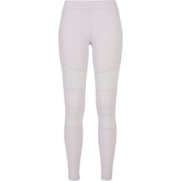 Legginsy damskie Urban Classics tech mesh-grandes tailles. Fioletowe legginsy Urban Classics, bez wzorów, z meshu. Za 135,00 zł.