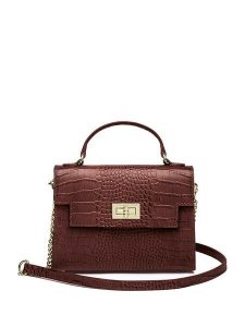 CXL by Christian Lacroix Skórzana torebka "Monceau" w kolorze brązowym - 21 x 15 x 9 cm rozmiar: onesize. Brązowe torebki klasyczne CXL by Christian Lacroix, bez wzorów, z materiału, przez ramię, bez dodatków. Za 391,59 zł.