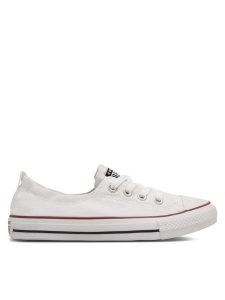 Converse Trampki CHUCK TAYLOR ALL STAR SHORELINE 537084C Biały. Białe trampki Converse, bez wzorów, z materiału, bez zapięcia. Za 239,99 zł.