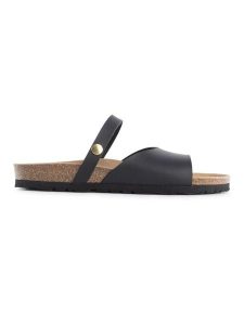 Sunbay Klapki "Manille" w kolorze czarnym rozmiar: 39. Czarne klapki Sunbay, bez wzorów, z materiału, z otwartym noskiem, bez obcasa. Za 174,95 zł.