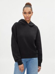 Replay Bluza W3711H.000.23614P Czarny Relaxed Fit. Czarne bluzy Replay, s, bez wzorów, z bawełny, bez kaptura. Za 309,99 zł.