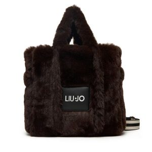 Torebka Liu Jo. Brązowe torebki klasyczne Liu Jo, bez wzorów, bez dodatków. Za 399,99 zł.