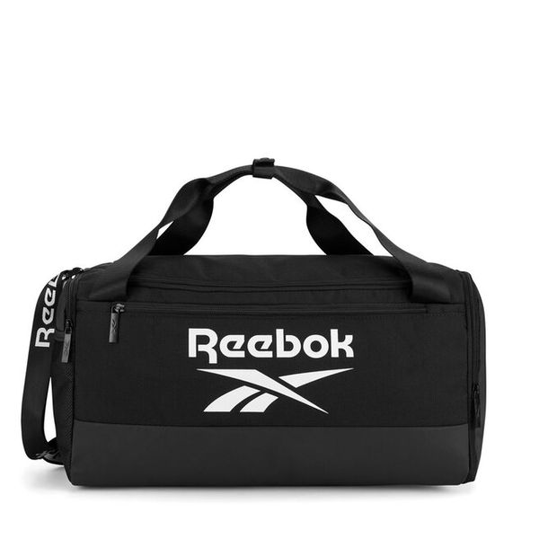 Torba sportowa Reebok. Czarne torby podróżne i sportowe Reebok, bez wzorów. Za 139,99 zł.