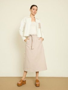 BGN Spódnica w kolorze beżowym rozmiar: 34. Brązowe spódnice BGN, na co dzień, bez wzorów, z tkaniny, maxi. Za 121,99 zł.