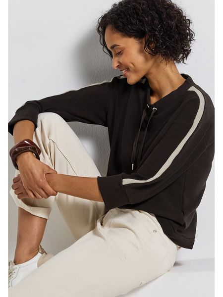 Cecil Bluza w kolorze czarnym rozmiar: 38. Czarne bluzy Cecil, bez wzorów, bez kaptura. Za 143,56 zł.