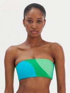 Seafolly Góra od bikini Sorrento 31534-277 Zielony. Zielone bikini Seafolly, bez wzorów, z syntetyku. Za 389,99 zł.