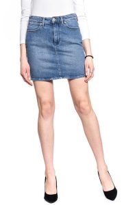 SPÓDNICA DAMSKA JEANSOWA WRANGLER SKIRT W245JX31A 112127934. Spódnice Wrangler, xs, bez wzorów, z jeansu. Za 159,99 zł.