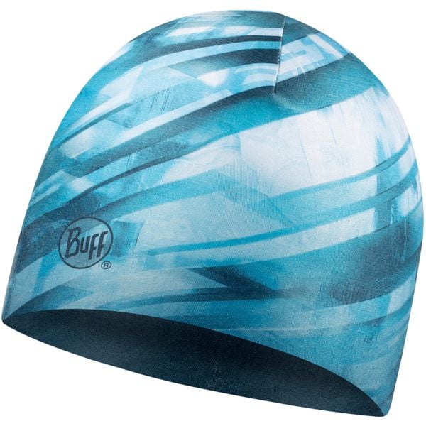 Czapka BUFF THERMONET® BEANIE TONSU AQUA. Niebieskie czapki Buff, bez wzorów, sportowe. Za 118,00 zł.