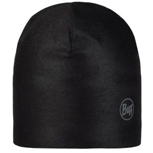Czapka Buff ThermoNet® Beanie. Czarne czapki Buff, bez wzorów, sportowe. Za 83,99 zł.