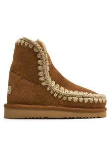 Mou Śniegowce Eskimo18 Brązowy. Brązowe buty zimowe Mou, ze skóry, bez obcasa, bez zapięcia. Za 979,99 zł.