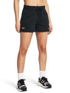 Under Armour Szorty dresowe "Rival" w kolorze czarnym rozmiar: M. Czarne szorty Under Armour, bez wzorów, z dresówki. Za 104,99 zł.