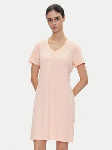 DKNY Sport Sukienka codzienna DP5D4902 Pomarańczowy Regular Fit. Brązowe kombinezony DKNY Sport, s, bez wzorów, z bawełny, sportowe, bez kołnierzyka, bez ramiączek. Za 129,99 zł.
