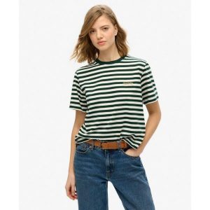 Koszulka jednokolorowa Country Club. Zielone koszulki sportowe Superdry, bez wzorów, z bawełny, bez ramiączek. Za 124,40 zł.